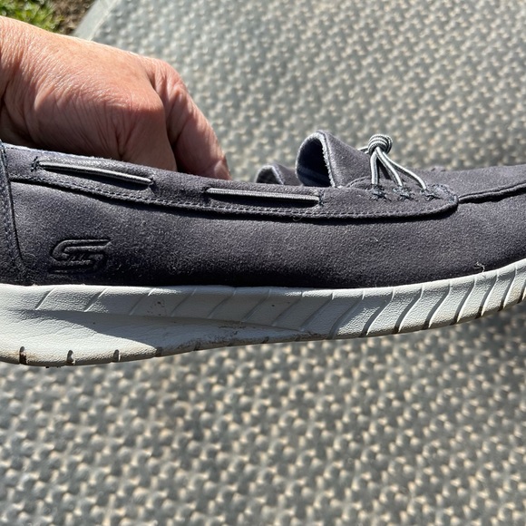 Skechers Blue/Gray Slip-On Size 8 Memory Foam - Picture 7 of 10